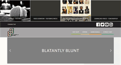 Desktop Screenshot of blatantlyblunt.com
