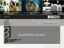 Tablet Screenshot of blatantlyblunt.com